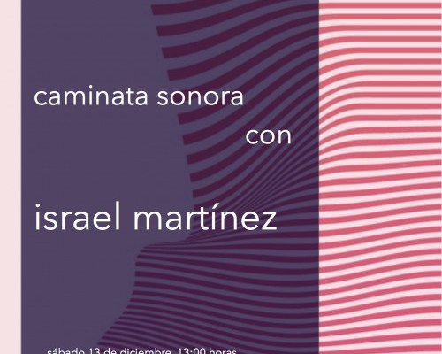 Caminata sonora con Israel&nbsp;Martínez
